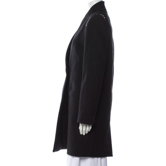 Zadig & Voltaire wool coat with studded shoulders - Picture 2 of 3